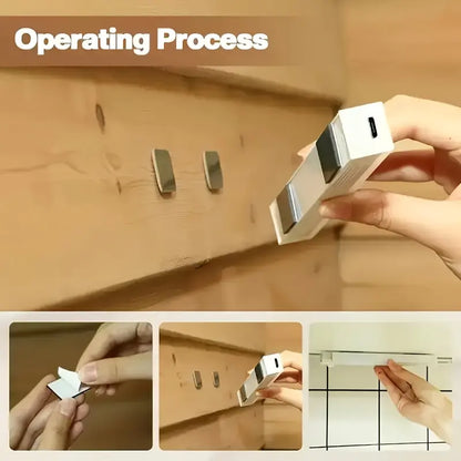USB-Rechargeable Wireless LED Motion Sensor Cabinet Lights - Set of 3, Magnetic Self-Adhesive Wardrobe Lighting Solutions