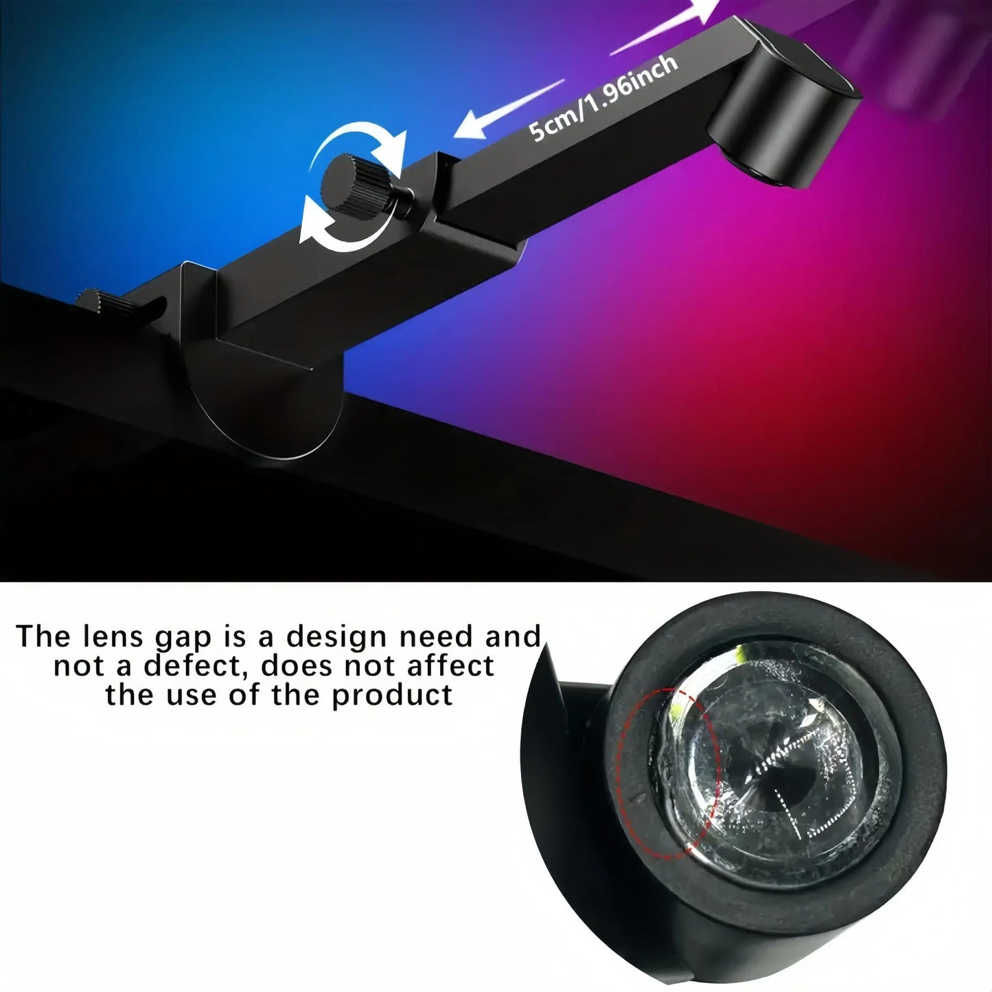 12.4FT LED Light Strip, USB Powered LED Light Strip, Smart LED TV Backlight, LED Ambient Light for Home Living Room Bedroom, Tv Led Lights
