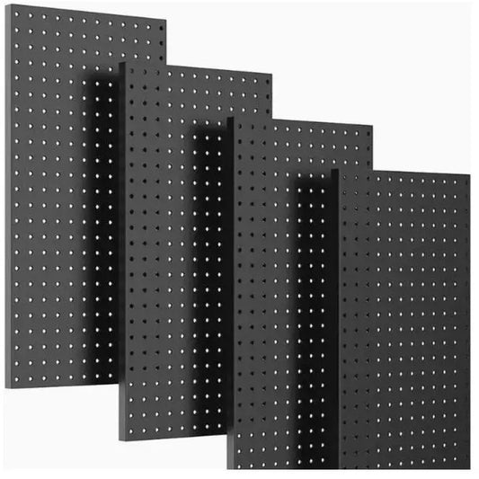 Set of 2 Metal Pegboard Wall Panels for Garage Tool Organization