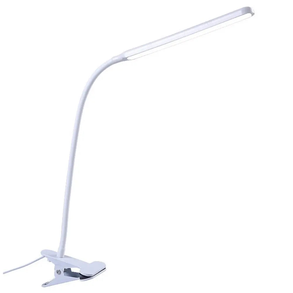 Professional LED Desk Lamp with Clamp, 3-Level Dimmable Brightness, Flexible Gooseneck Design, Eye-Care Lighting for Painting, Workbench, Reading, and Sewing